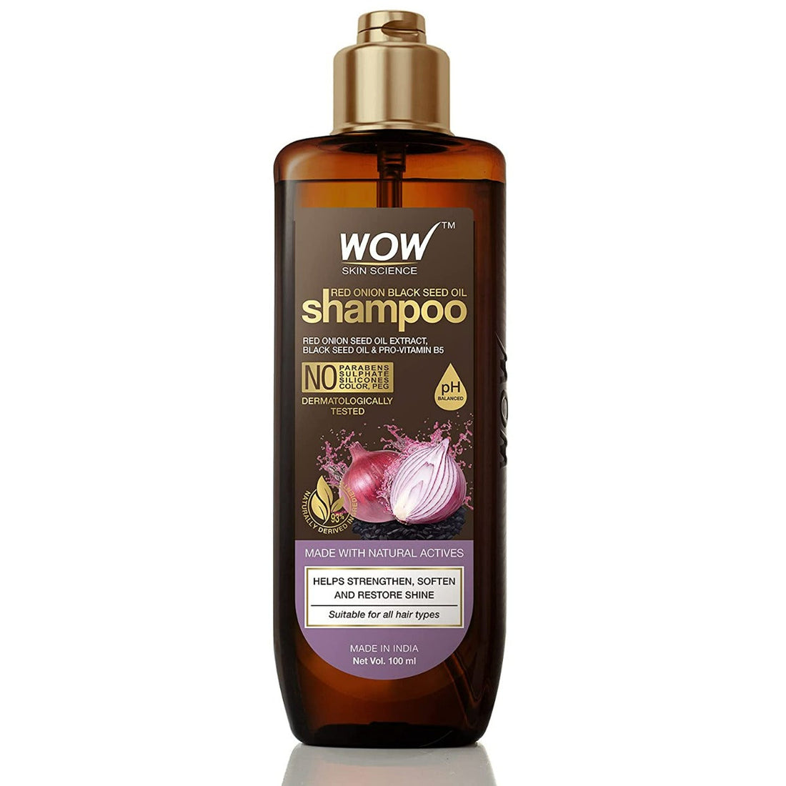 Wow Skin Science Onion Red Seed Oil Shampoo (100ml)