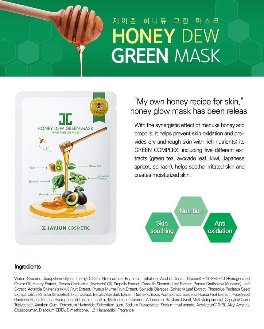 JAYJUN Honey Dew Green Mask (25ml) - 1Pcs