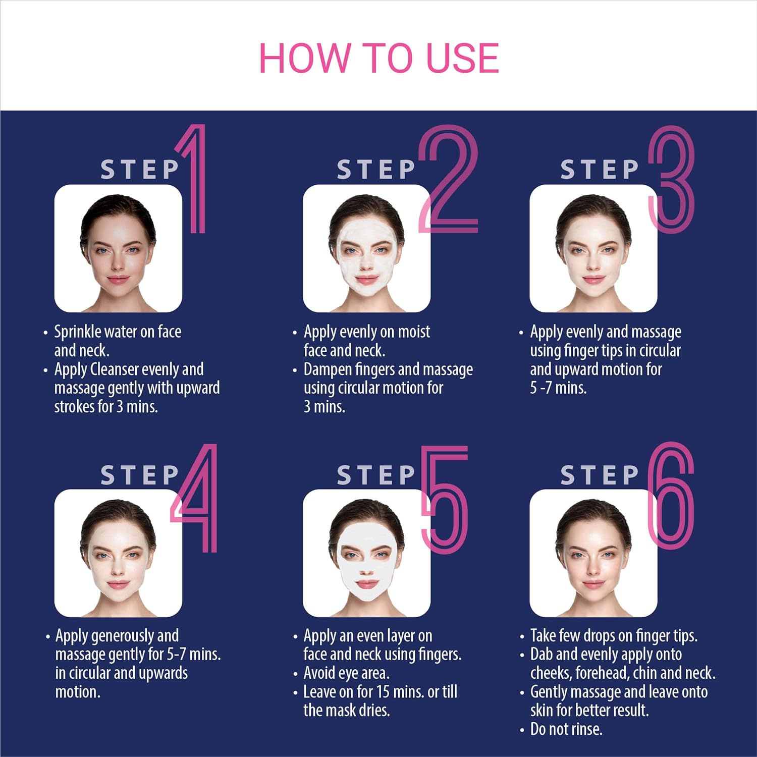 Iba Young Forever Diamond Facial Kit (6 Steps Single Use) - 60gm