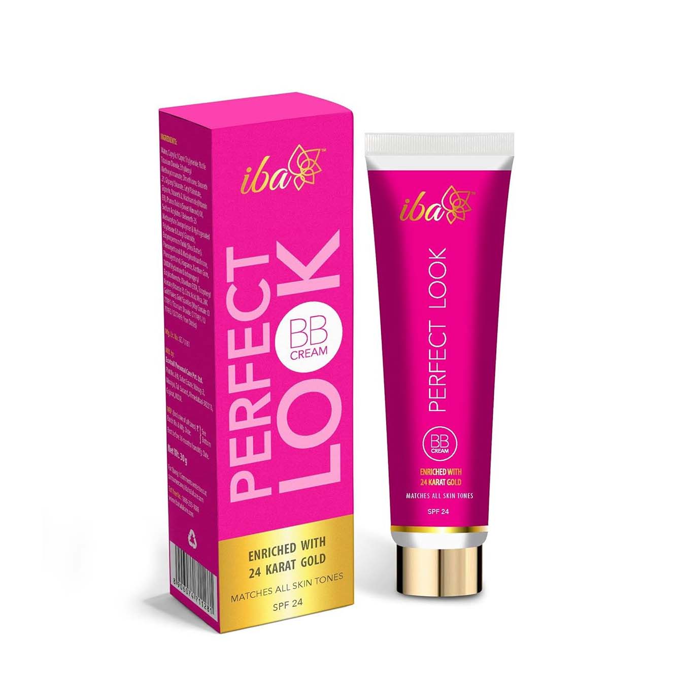 Iba Perfect Look BB Cream With 24 Karat Gold (30gm) - Medium