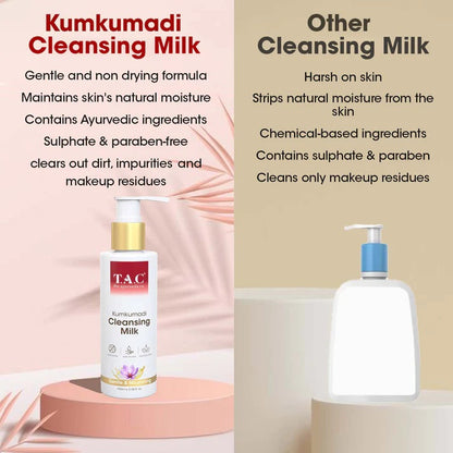 TAC - The Ayurveda Co. Kumkumadi Cleansing Milk (100ml)