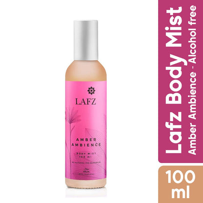 Lafz Body Mist Amber Ambience (100ml)-Alcohol free