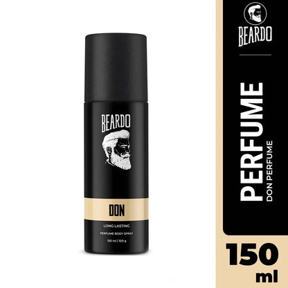 Beardo Special Gift Pack - Beardo Don Perfume Body Spray 150ml &amp; Livon Hair Serum 100ml