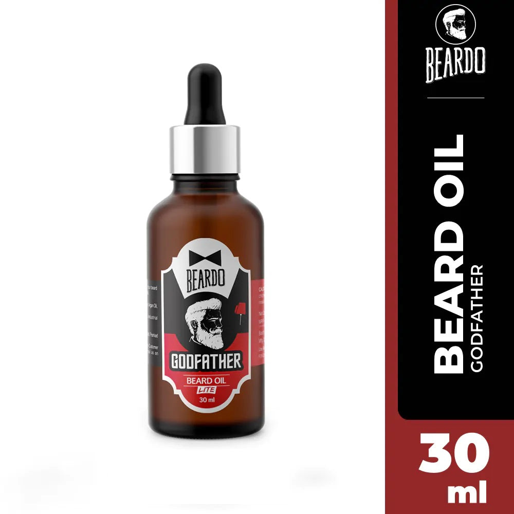 Beardo Special Gift Pack - Beardo GodFather Beard Oil 30ml &amp; Livon Hair Serum 100ml