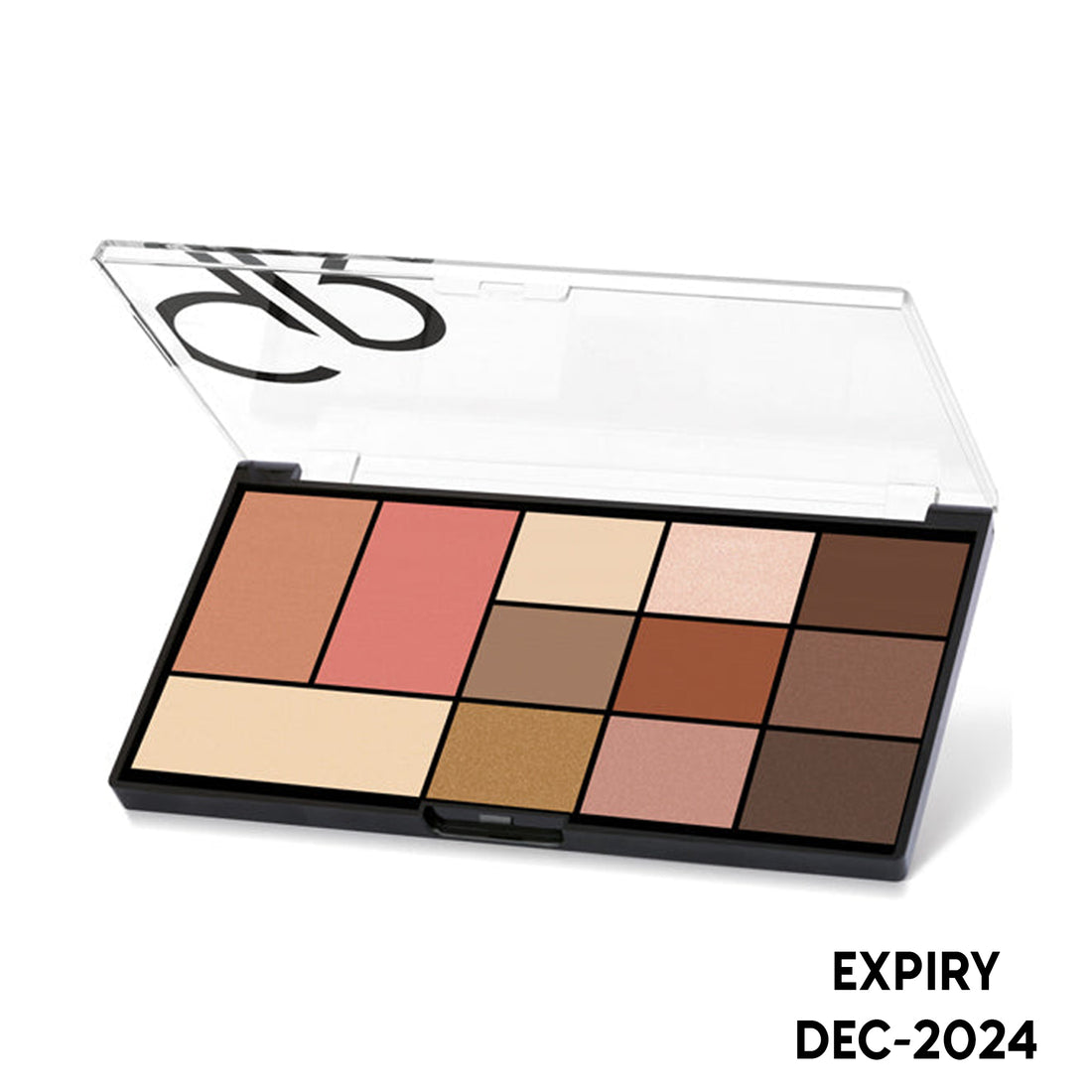 Golden Rose City Style Face and Eye Palette - 01 Warm Nude