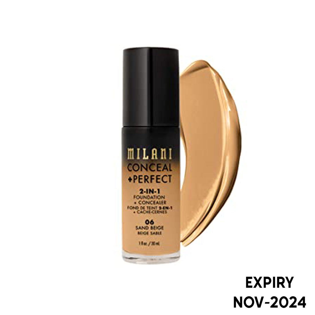 Milani Conceal + Perfect 2-in-1 Foundation and Concealer (30ml) - Sand Beige