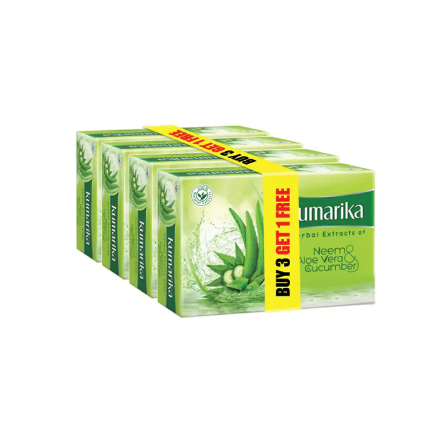 Kumarika Herbal Beauty Soap 100gm (Buy 3 Get 1)