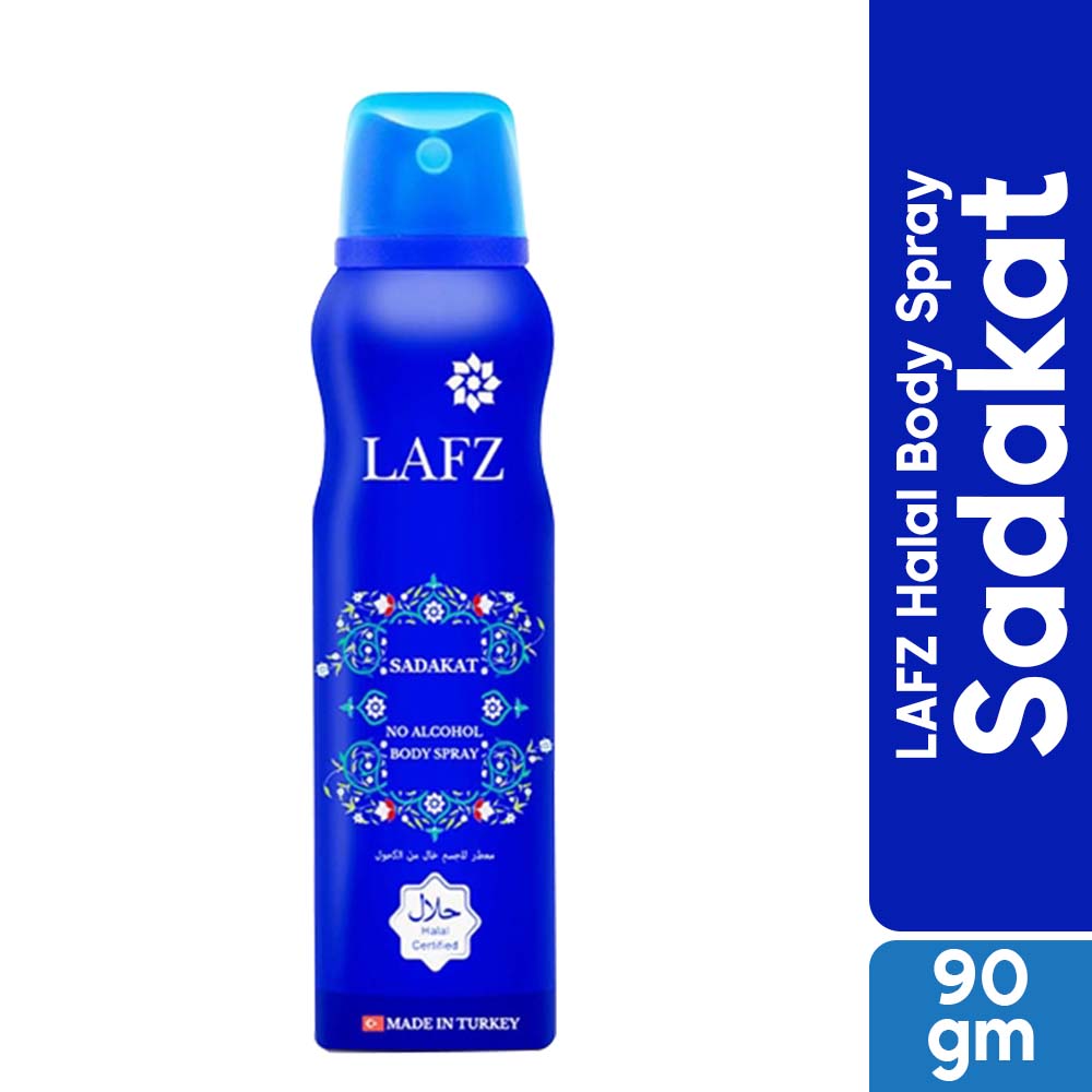 LAFZ Halal Body Spray (90gm) - Sadakat