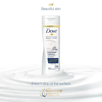 Dove Body Lotion Nourishing Radiance 250ml (Buy 1 Get 87.TK OFF)
