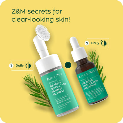 Zayn &amp; Myza Tea Tree and Salicylic Acid Foaming Face Wash for Women (100ml)