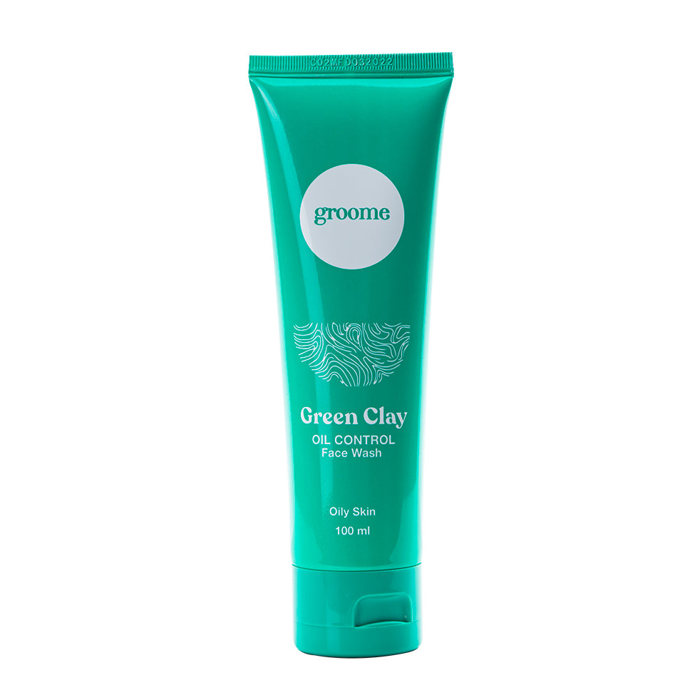Groome Green Clay Oil Control Facewash (100ml)