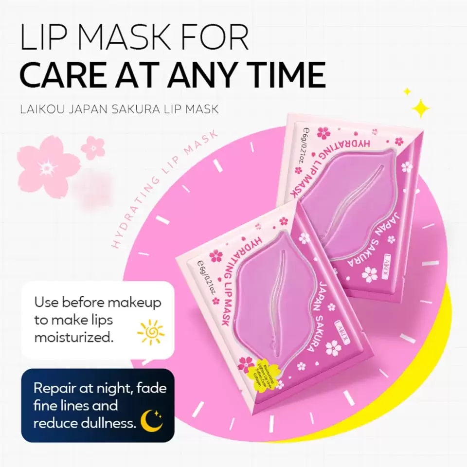 Laikou Japan Sakura Hydrating Lip Mask (6gm)