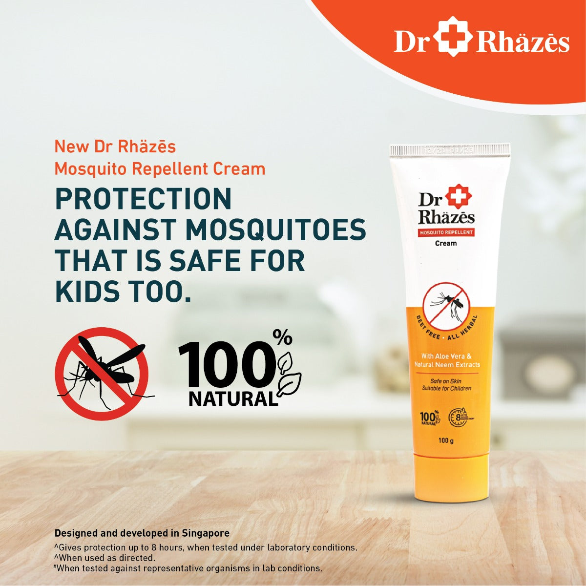 Dr Rhazes Mosquito Repellent Cream (50gm) - Pack of 2