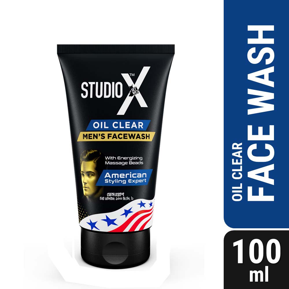 Studio X Oil Clear Facewash for Men (100ml)