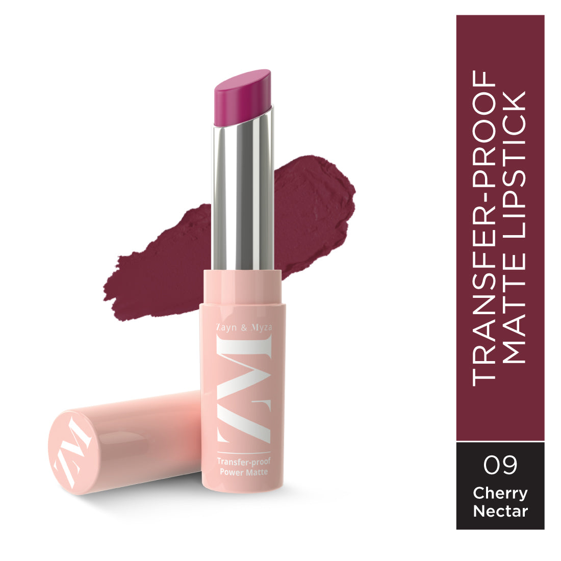 Zayn &amp; Myza Transfer-proof Power Matte Lipstick (3.2g)- Cherry Nectar