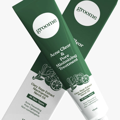 Groome Acne Clear and Pore Minimizing Treatment (15gm)