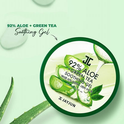 JAYJUN 92% Aloe and Green Tea Soothing Gel (300ml)