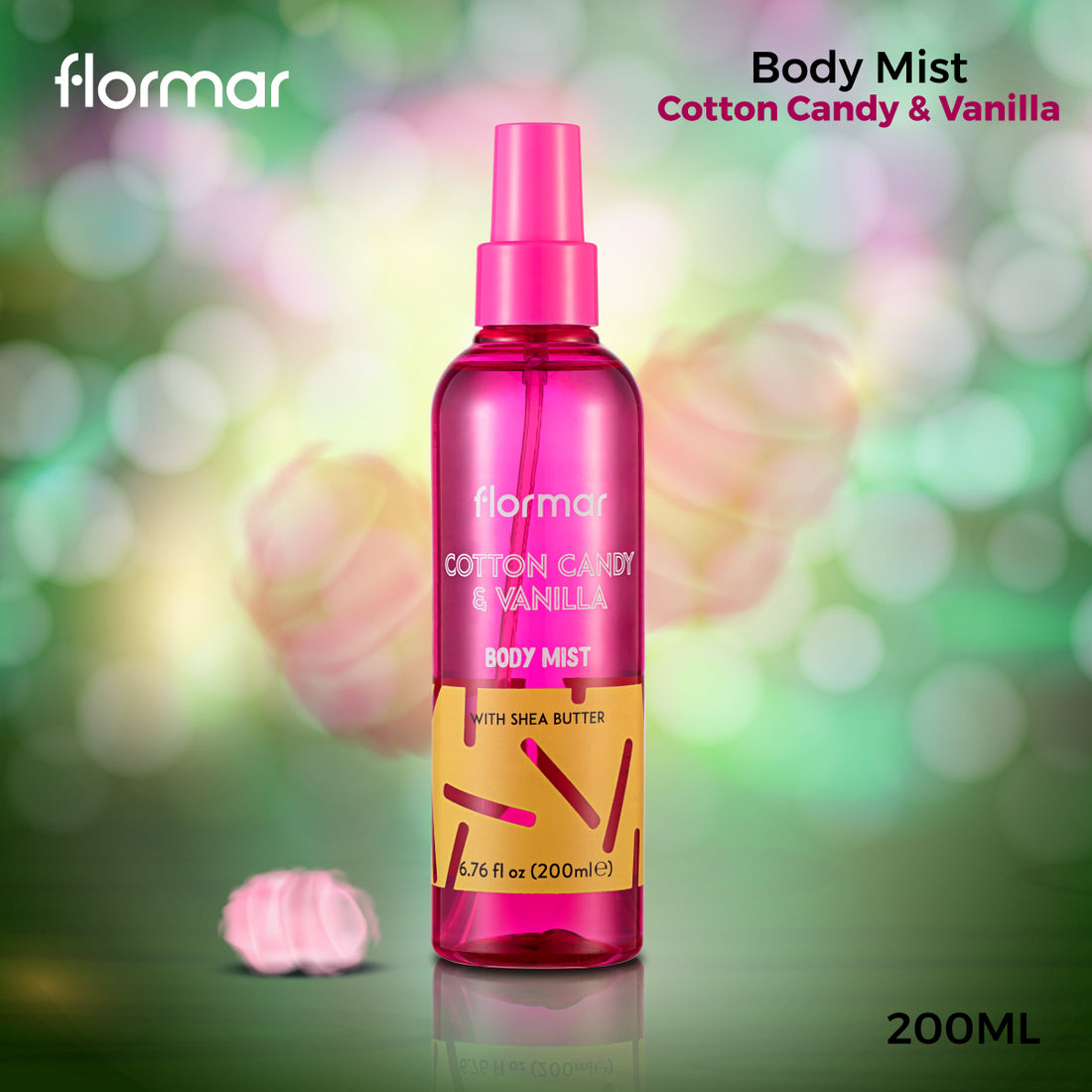 Flormar Body Mist Cotton Candy and Vanilla (200ml)