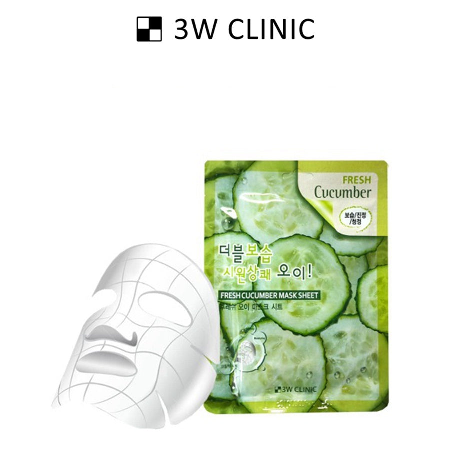 3W Clinic Fresh Cucumber Sheet Mask (23ml)