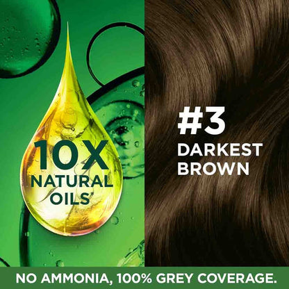 Garnier Color Naturals Shade - 3 Darkest Brown (65ml)