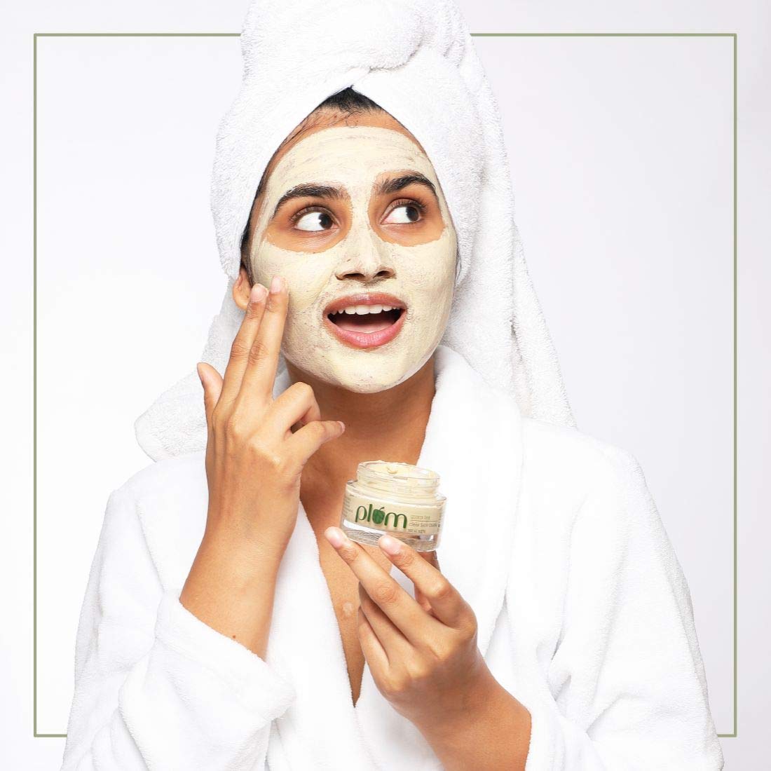 Plum Green Tea Clear Face Mask (60gm)