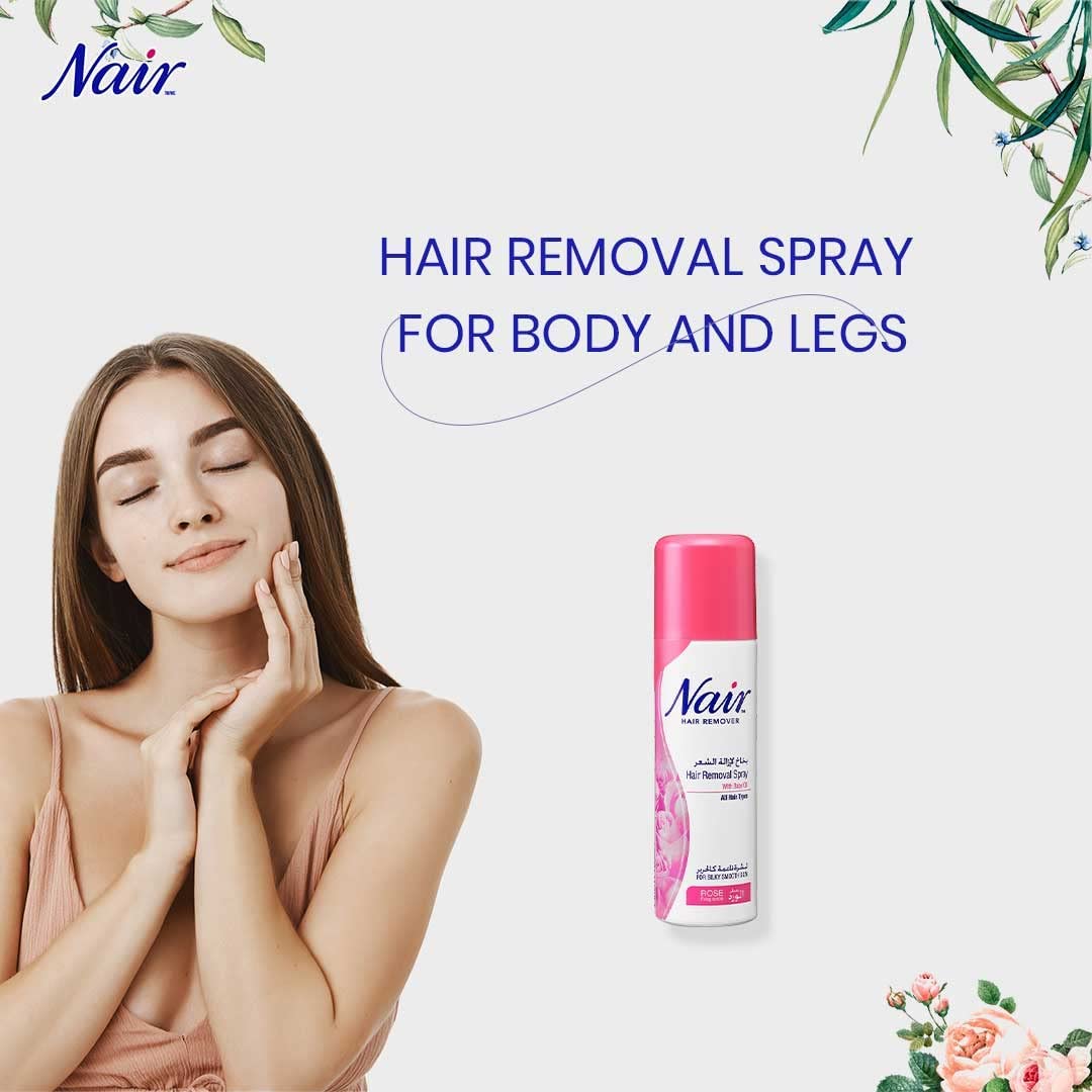 Nair Hair Removal Spray Rose (200ml)