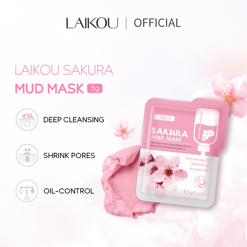Laikou Sakura Mud Mask (12 Pcs)