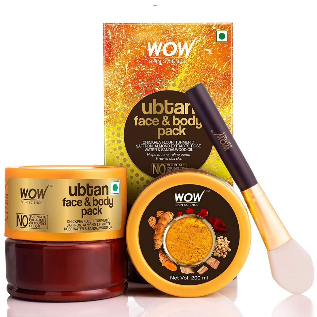 Wow Skin Science Ubtan Face and Body pack (200ml)