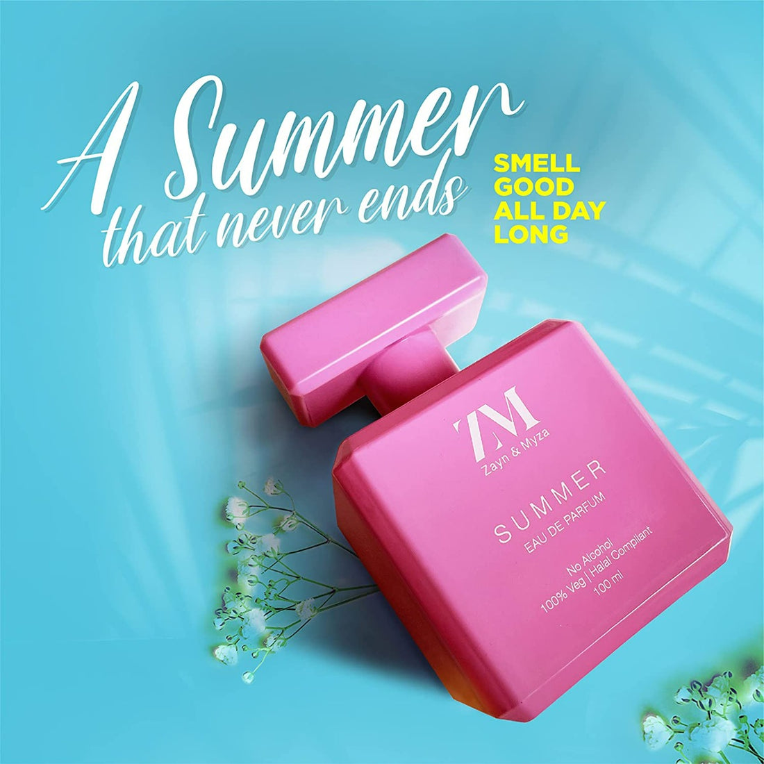 Zayn &amp; Myza No Alcohol Summer Perfume For Women (100ml)