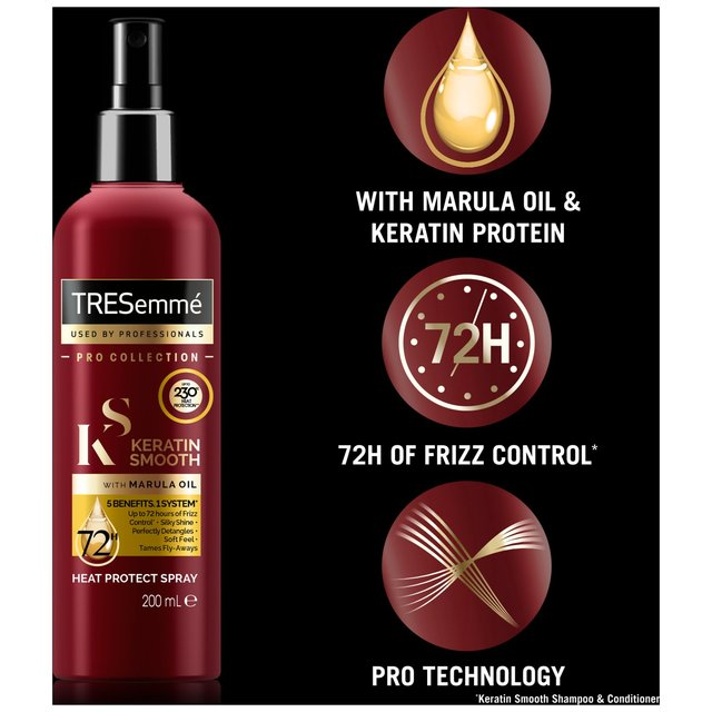 Tresemme Keratin Smooth Heat Protect Spray (200ml)