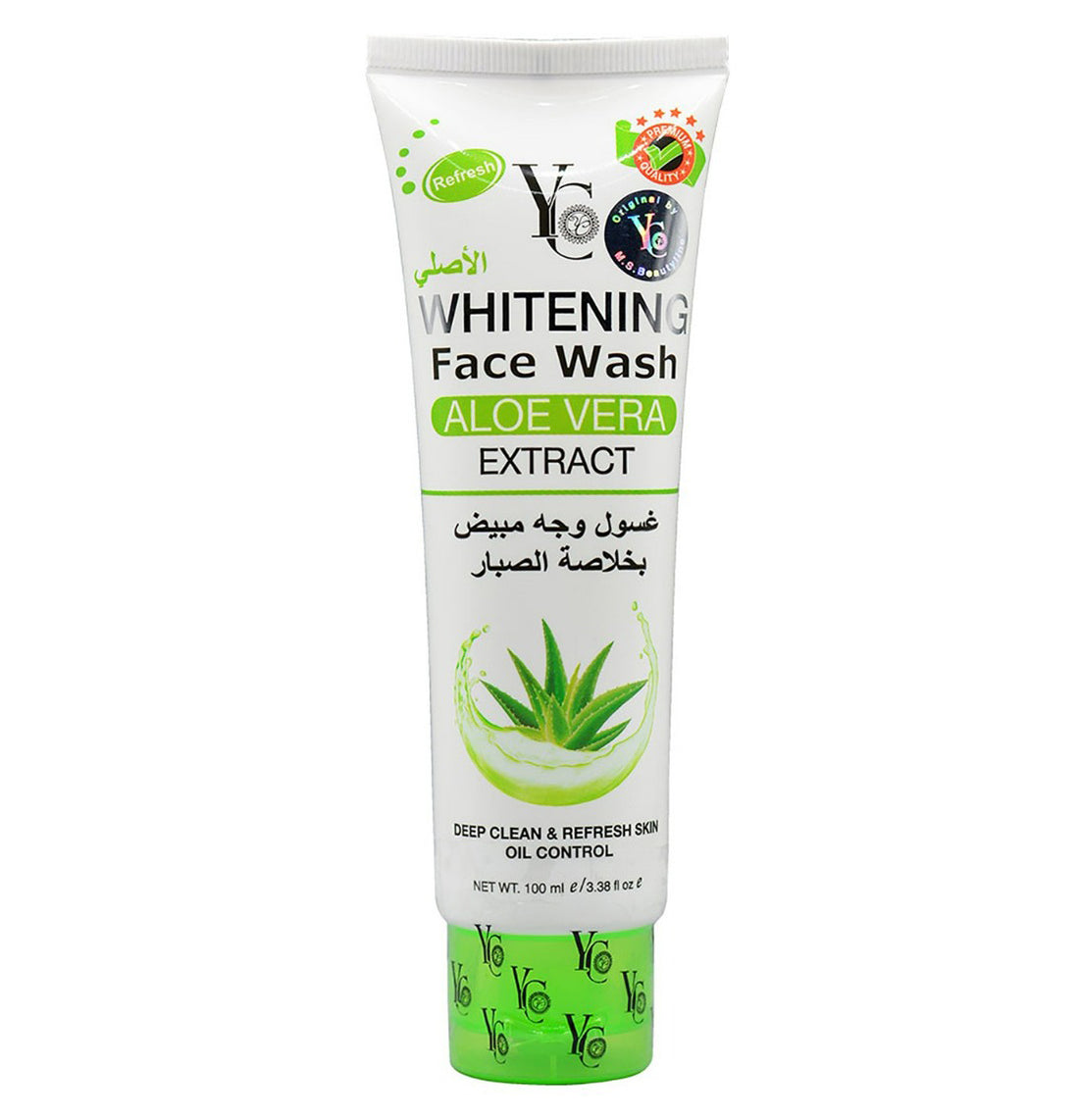 YC Whitening Aloe Vera Extract Acne Face Wash (100ml)