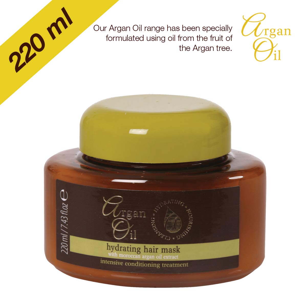 Xpel Argan Oil Hydrating Hair Mask (220ml)