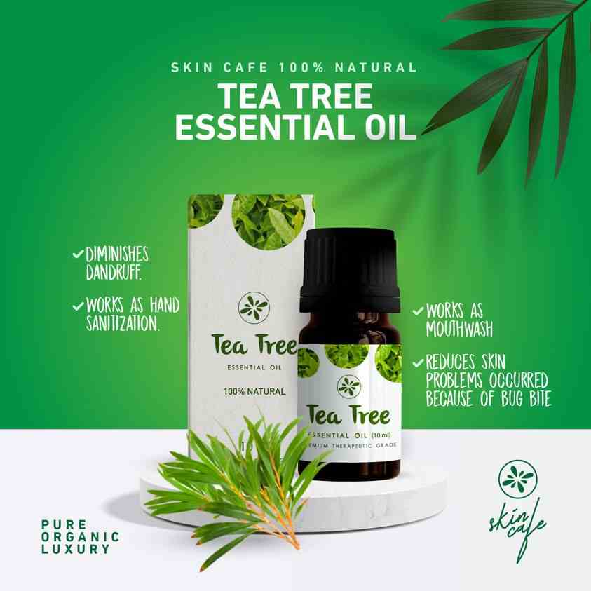 Skin Cafe 100% Natural Essential Oil (10ml) - Tea Tree