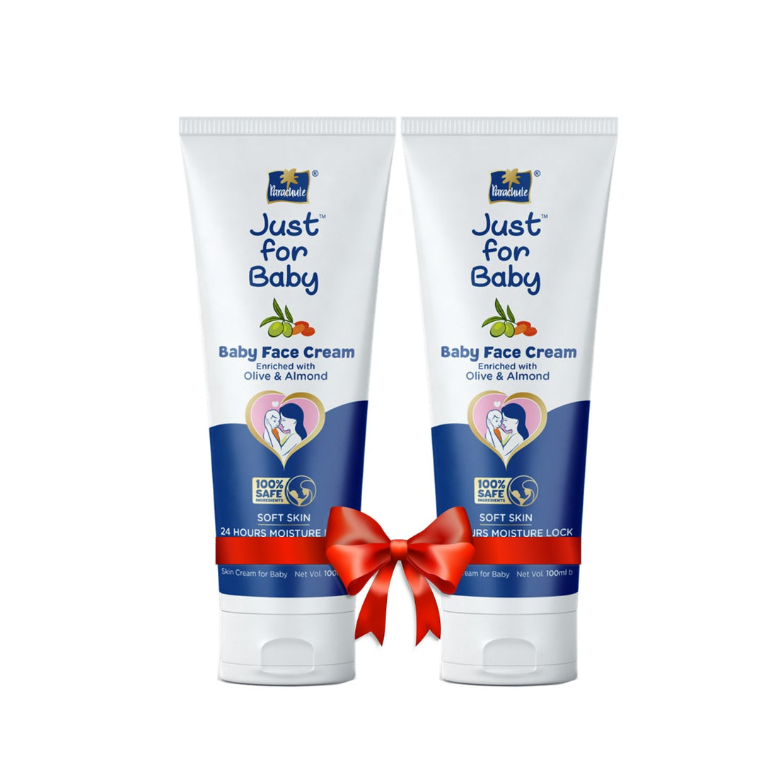 Parachute Just for Baby - Face Cream 100g Pack of 2 Combo (100ml x 2)