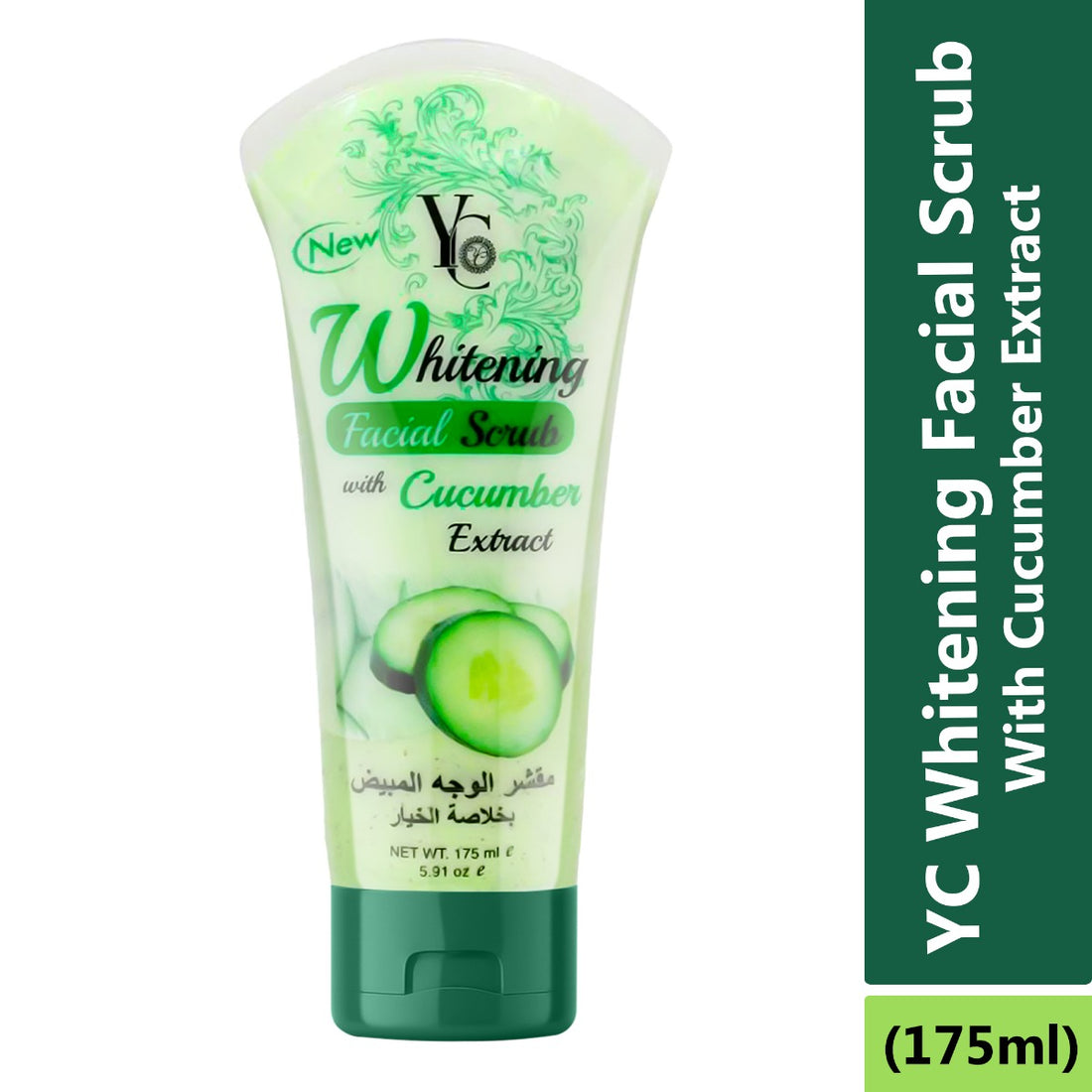 YC Whitening Facial Scrub With Cucumber Extract (175ml)