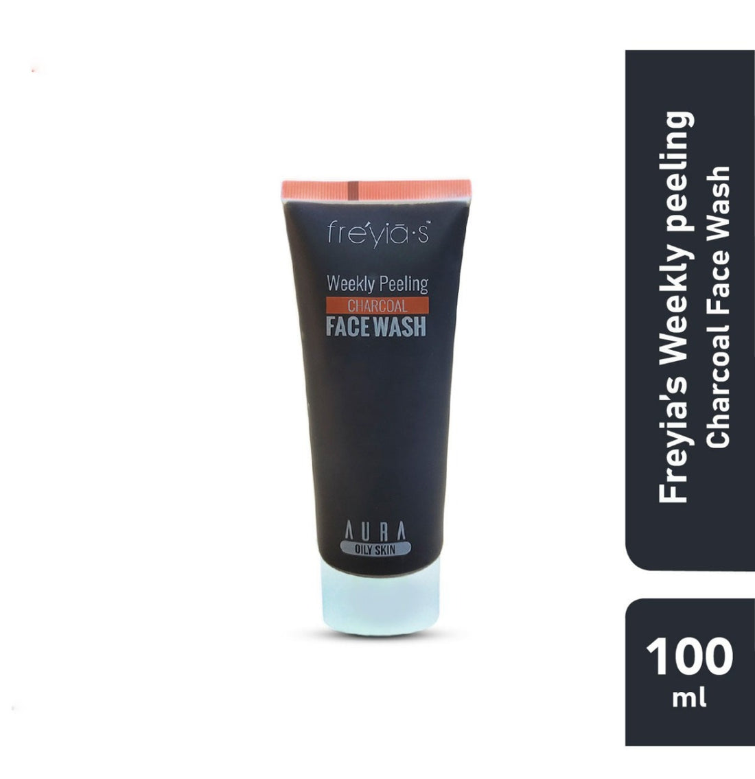 Freyias Weekly Peeling Face Wash (100ml) - Charcoal
