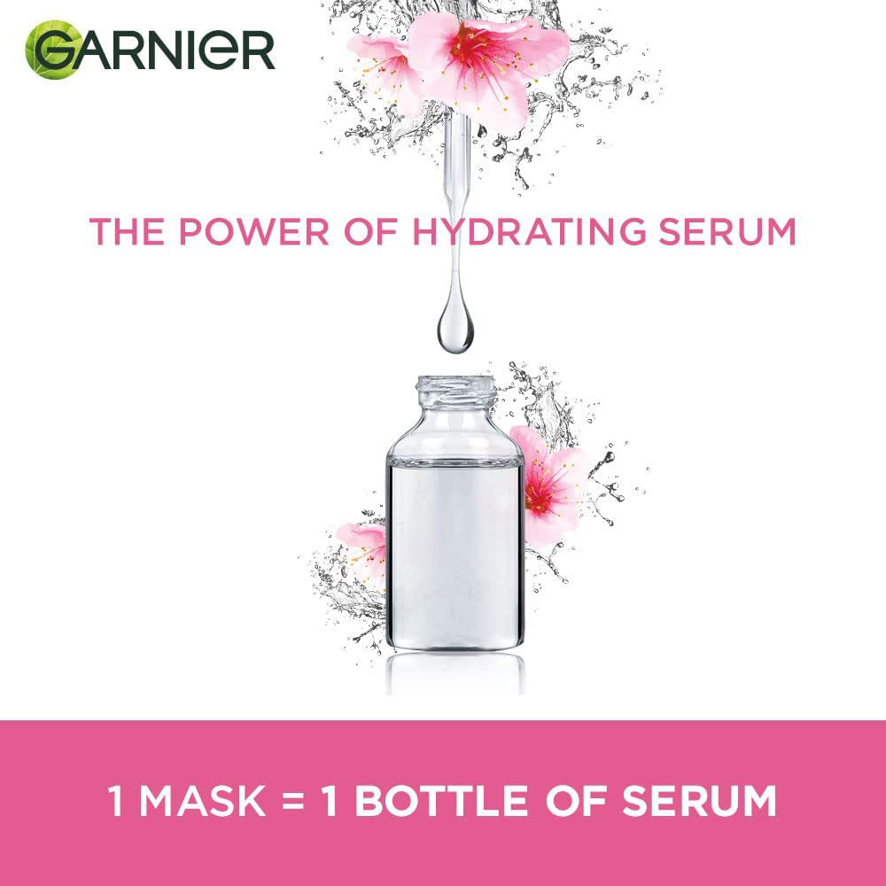 Garnier Sakura Glow Serum Sheet Mask (28gm)