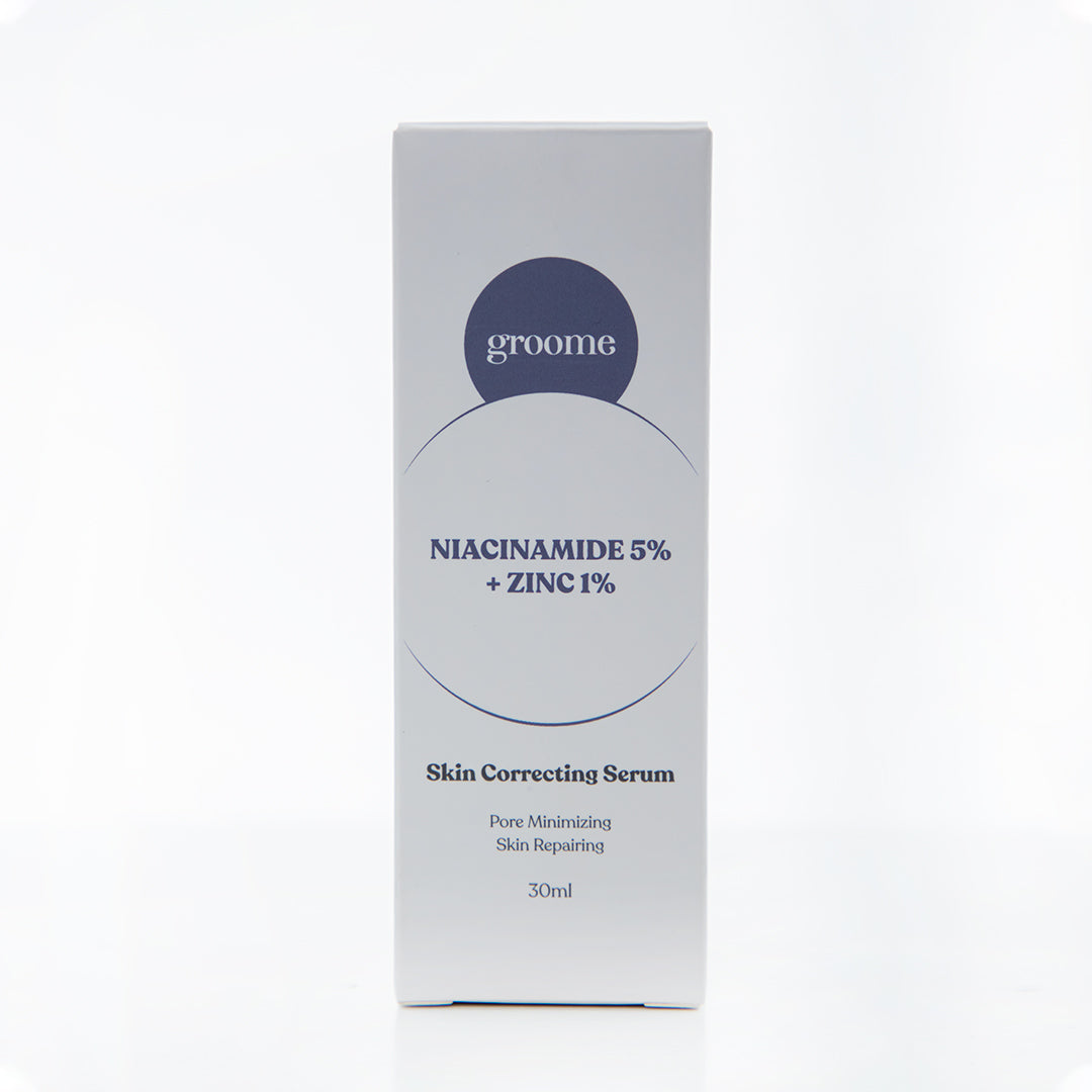Groome Niacinamide 5% + Zinc 1% Skin Correcting Serum (30ml)
