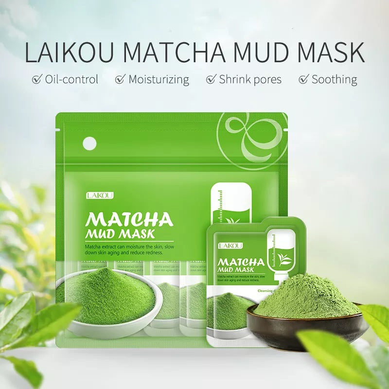 Laikou Matcha Mud Mask (12 Pcs)
