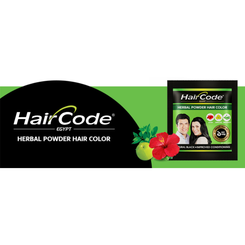 HairCode Egypt Herbal Hair Color (Black) 5g