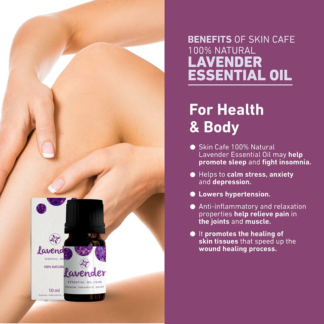 Skin Cafe 100% Natural Essential Oil (10ml) - Lavender