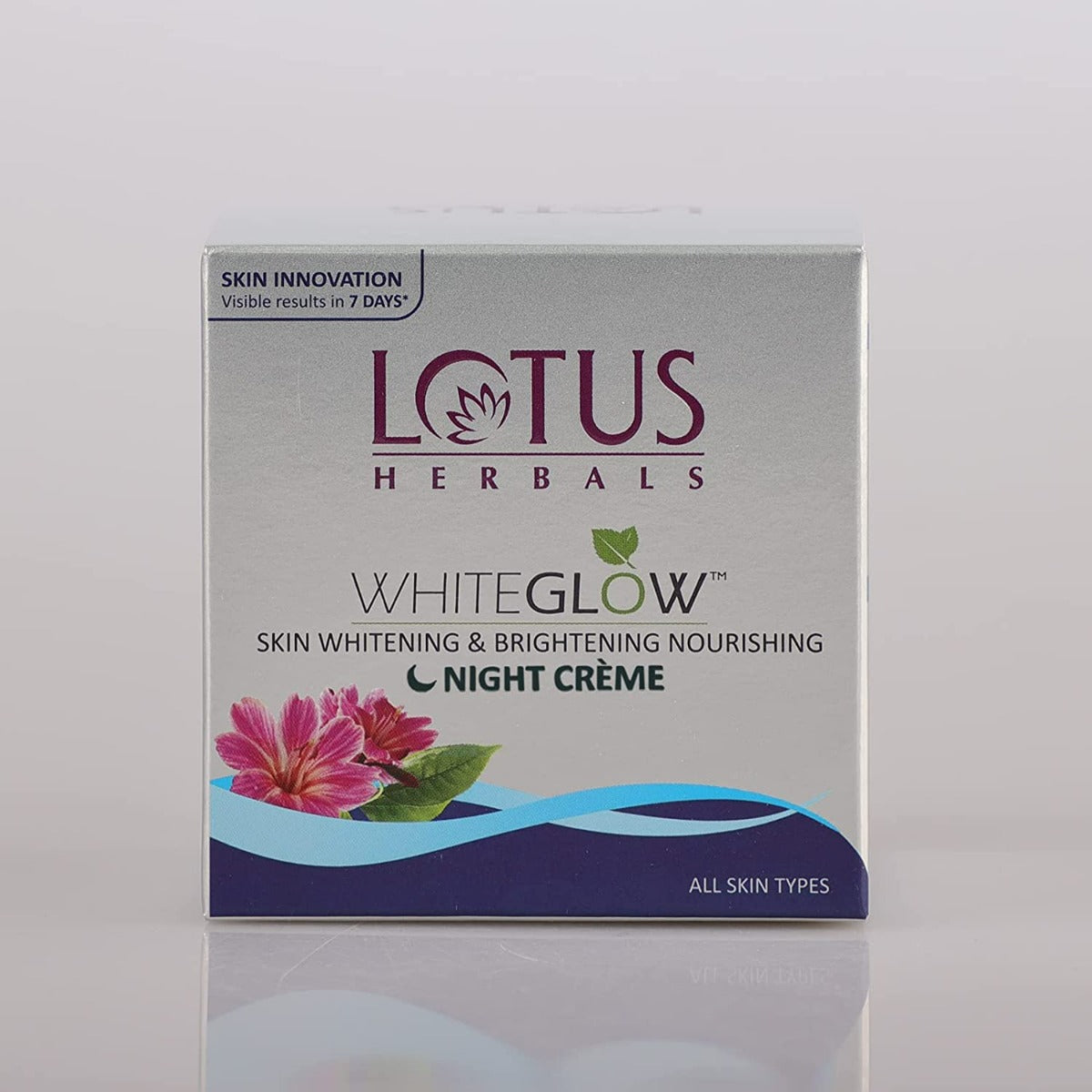 Lotus Herbals White Glow Skin Whitening and Brightening Nourishing Night Creme (40gm)