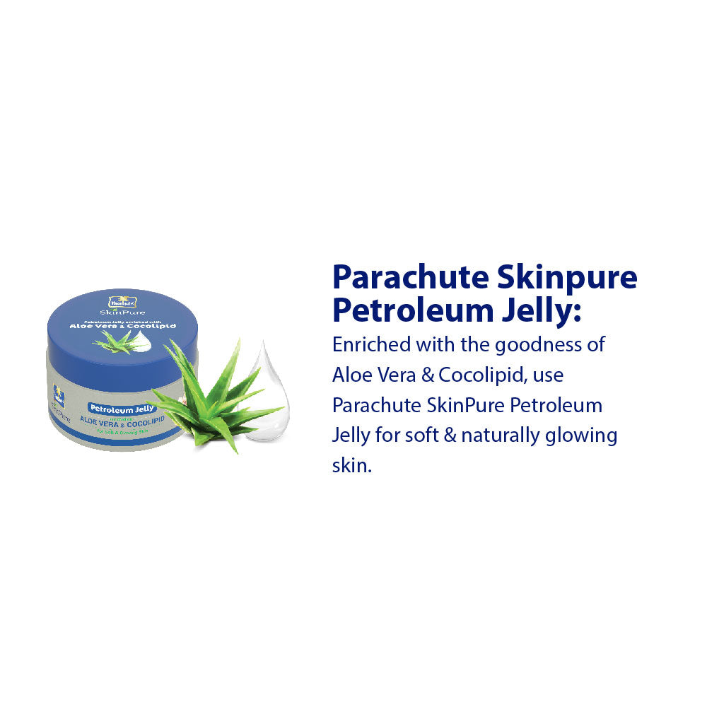 Parachute SkinPure Deep Moisture Lotion 200ml (Free Petroleum Jelly 50ml)
