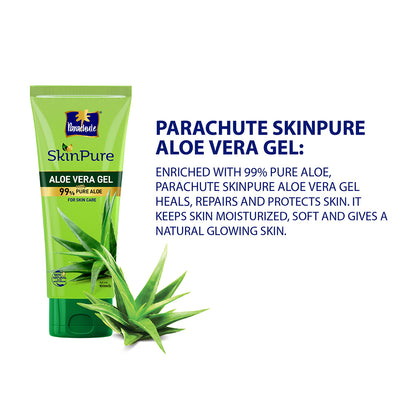 Parachute SkinPure Aloe Vera Gel 200ml (FREE Aloe Vera Facewash - OIL CONTROL - 50gm)