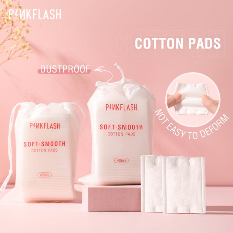 T03 - PINKFLASH Makeup Removal Cotton Pad (40 Pcs)