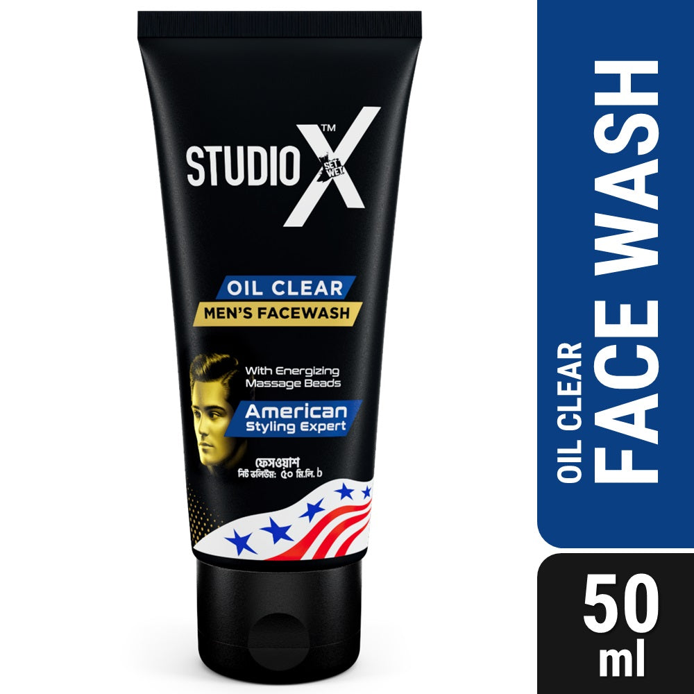 Studio X Oil Clear Facewash for Men (50ml)