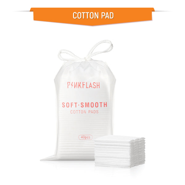 T03 - PINKFLASH Makeup Removal Cotton Pad (40 Pcs)
