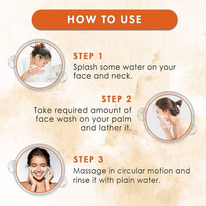 WOW Skin Science Vitamin C Face Wash For Skin Brightening (100ml)