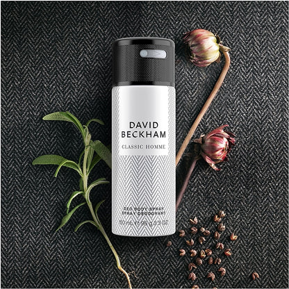 David Beckham Classic Homme Deodorant Spray (150ml)