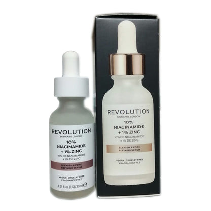 Revolution Skincare 10% Niacinamide and 1% Zinc Blemish &amp; Pore Serum (30ml)